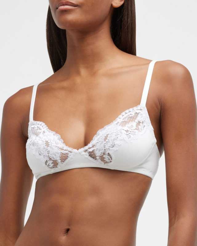 Souple Wireless Lace-Trim Bra
